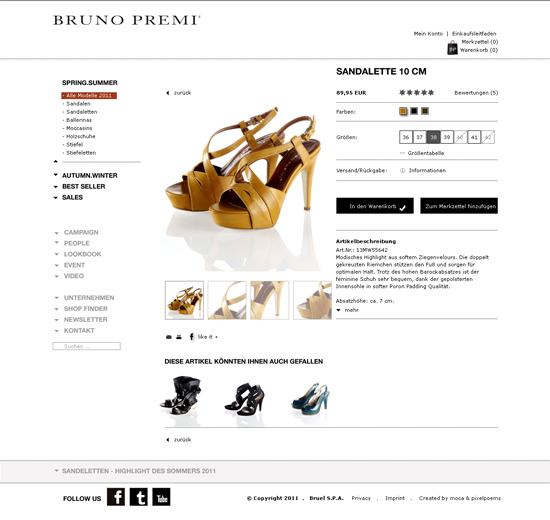 Bruno Premi – Shop